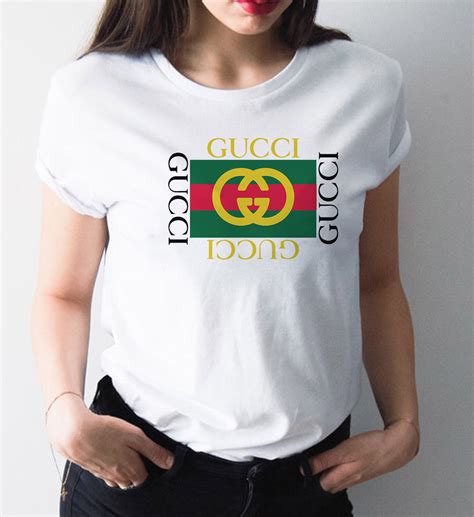 t shirt gucci women|vintage Gucci t shirt women.